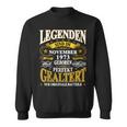 Legenden November 1973 Sweatshirt, 50. Geburtstag Lustiges Design