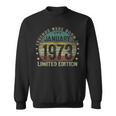 Legenden Wurden Im Januar 1973 Geschenk 50 Geburtstag Mann V6 Sweatshirt