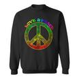 Love Peace 60Er 70Er Jahre Hippie-Kostüm Sweatshirt