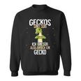 Lustiges Gecko Sweatshirt mit Geckos sind süß Spruch, Niedliche Tierliebhaber Tee