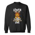 Lustiges Löwen-Sweatshirt Ich bin süß, also bin ich ein Löwe – Motiv Tee