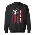 Mens 4Th Of July Us Flag Cheer Dad For Fathers Cheer Sweatshirt