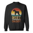 Mens Best Schnauzer Daddy Fathers Day Mini Schnauzer Dad Sweatshirt
