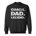 Mens Coach Dad Legend Vintage Gift Sweatshirt