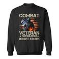 Mens Combat Veteran Operation Desert Storm Soldier Sweatshirt