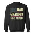 Mens Dad Grandpa Great Grandpa I Just Keep Getting Better Vintage Sweatshirt