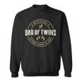 Mens Dad Of Twins 2023 New Dad To Be Expecting Daddy Of Twins Sweatshirt