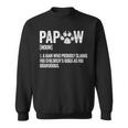 Mens Funny Best Dog Grandpa Ever Papaw Apparel Retro Grand Paw Sweatshirt