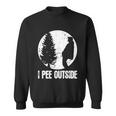 Mens Funny Camping Shirts For Men I Pee Outside Inappropriate Tshirt Sweatshirt