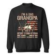 Mens I Am Veteran Grandpa Desert Storm Veteran Gift Memorial Day Sweatshirt
