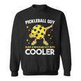 Mens Pickleball For Men Funny Dabbing Pickleball Guy Sweatshirt