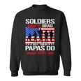 Mens Proud Army Papa Soldiers Dont Brag - Military Grandpa Gifts Sweatshirt