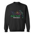 Mental Health Awareness Butterfly Tree Sweatshirt