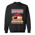 Meowy Cat Ugly Christmas Sweater Funny Gift Sweatshirt