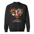Merry Christmas Xmas Little Things Cute Heart Funny Holiday Sweatshirt