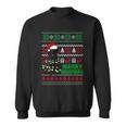 Merry Woofmas Flat Coated Retriever Dog Funny Ugly Christmas Funny Gift Sweatshirt