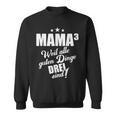 Mutter Mama Drillinge Drillingsmama Mom Hoch 3 Kinder Lustig Sweatshirt