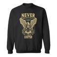 Never Underestimate The Power Of Coster Personalized Last Name Sweatshirt