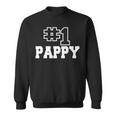 Number One Pappy No 1 Dad Best Grandpa Fathers Day Mens  Sweatshirt