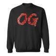 Og Original Gangster Compton Red Bandana-Print Sweatshirt