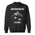 Optimized Schneemobil-Legende Sweatshirt, Winterrennen für Schneemobilfahrer