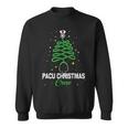 Pacu Christmas Crew Cute Christmas Tree Xmas Lights Nurse Men Women Sweatshirt Graphic Print Unisex