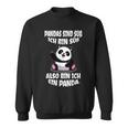 Panda Deko Bär Geschenk Kostüm Damen Süße Geschenke Kleiner Sweatshirt