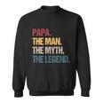 Papa Man Myth Legend Shirt For Mens & Dad Funny Father Gift Tshirt Sweatshirt