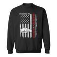Patriotic Mens Promoted To Daddy Est 2023 First Time Dad V2 Sweatshirt