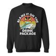 Ped6 Blame It On The Drink Package Retro Drinking Cruise Sweatshirt