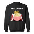Pho Queen | Womens Pho Lover | Vietnamese Noodles Pho  Men Women Sweatshirt Graphic Print Unisex