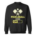 Pickleball Modus Ein Pickleball Schläger Und Ball Sweatshirt