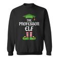 Professor Elf Family Matching Group Christmas Teacher Men Women Sweatshirt Graphic Print Unisex