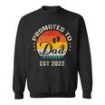 Promoted To Dad Est 2022 Vintage Sun Family Soon To Be Dad Sweatshirt