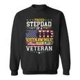 Proud Stepdad Vietnam War Veteran Matching With Stepson Sweatshirt