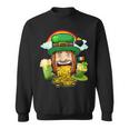 Puking Leprechaun St Patricks Day Irish Drinking Party Sweatshirt