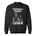 Quad Vater Sohn Papa Atv Fahrer Vatertag Sweatshirt