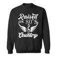 Raised On 80S Country | Guitar Player Vintage Country Music Sweatshirt