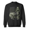 Reel Cool Papa Camouflage American Flag Fathers Day Gift Sweatshirt