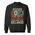 Rente 2023 Eine Echte Legende Verlässt Das Gelände Retro Sweatshirt