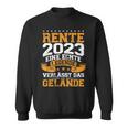 Rente 2023 Eine Echte Legende Verlässt Das Gelände V2 Sweatshirt