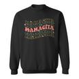 Retro Groovy Mamacita Mexican Mom Mothers Day Cinco De Mayo Sweatshirt