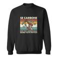 Retro Mechaniker Italienisch-Spruch Sweatshirt - SE CARBONE Fixiert Es Nicht