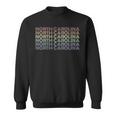 Retro North Carolina Gay Pride Lgbt Us State Sweatshirt