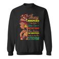 She Whispered Back I Am The Storm Black History Month Men Women Sweatshirt Graphic Print Unisex