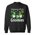 Shenanigans With My Gnomies St Patricks Day Gnome Shamrock Sweatshirt