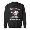 Snitches Get Stitches Elf Xmas Funny Snitches Get Stitches Sweatshirt