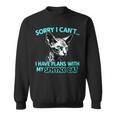 Sorry I Cant I Have Plans With My Sphynx Cat Funny Sweatshirt