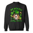 St Patricks Day My Beagle Is My Lucky Charm Shamrock Irish Sweatshirt