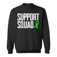 Support Squad Green Ribbon Non-Hodgkin Lymphoma Awareness Sweatshirt